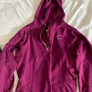 maroon nike workout jacket